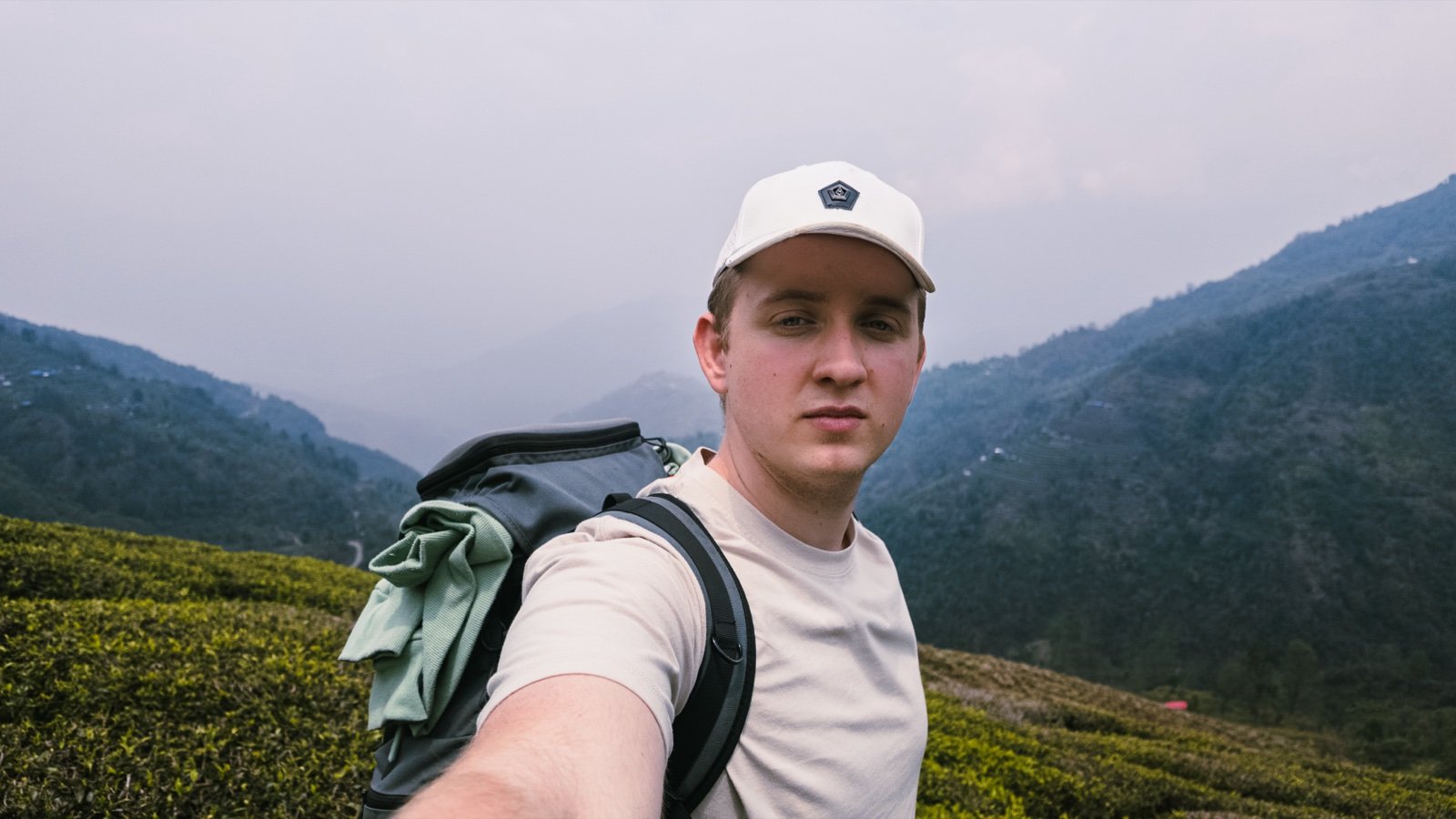 Mapa Eastern Himalaya tea belt: Ilam (Nepal) i Darjeeling (Indie)