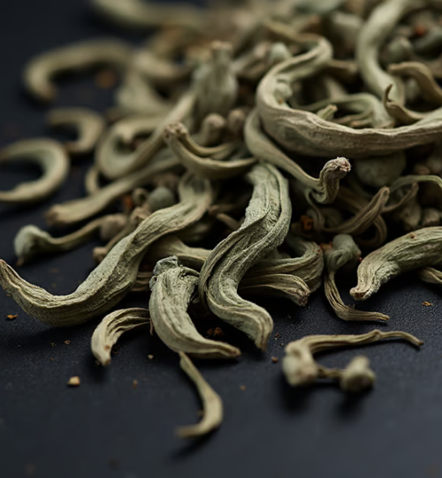 close up of dried bai mu dan tea leaves a mix of buds and larger silvery green leaves a delicate r q2kvmrmrckgocdpunsk2 2 AoPqpyBXGyI36wwK close up of dried bai mu dan tea leaves a mix of buds and larger silvery green leaves a delicate r q2kvmrmrckgocdpunsk2 2 AoPqpyBXGyI36wwK